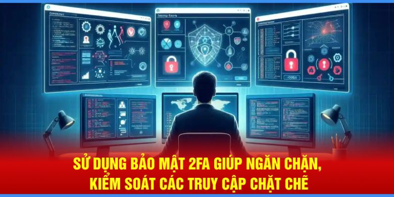 Sử dụng bảo mật 2FA giúp ngăn chặn, kiểm soát các truy cập chặt chẽ